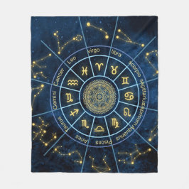 Manta Polar Zodiac Fleece Blanket