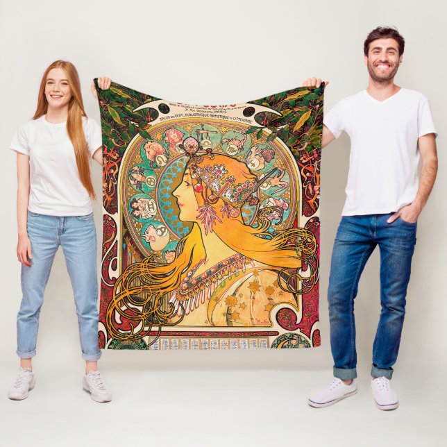 Manta Polar Zodiaco, Mucha (In situ)