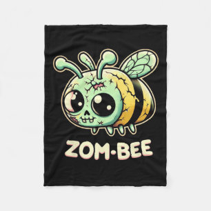 Manta Polar Zom-bee Adorablemente espeluznante Zombie Bee Pers