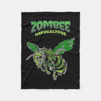 Manta Polar Zombee Havocalypse Spooky Funny Halloween Bee W_ho