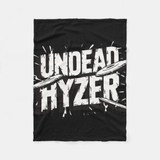 Manta Polar Zombie Muerto Hyzer Divertido Amante del Disco de 