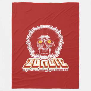 Manta Polar ZOMBIE si no estás corriendo deberías ser rojo