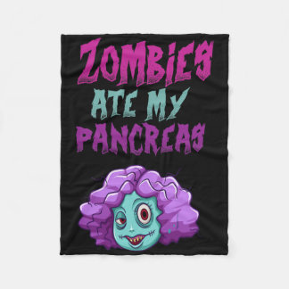 Manta Polar Zombies Ate My Pancreas T1d Type 1 Diabetes Girls 