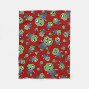 Manta Polar Zombis rojos