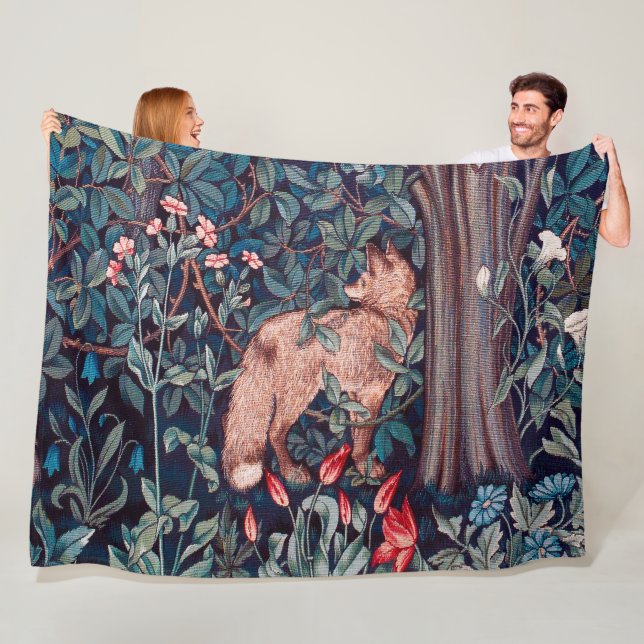 Manta Polar Zorro en el Bosque, William Morris (In situ)