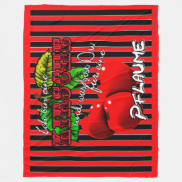 Manta Polar Zuckersüße rote Kirschen mit witzigen Spruch