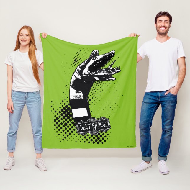 Manta Polar Zumo de remolacha | Ilustracion de gusano de arena (In situ)