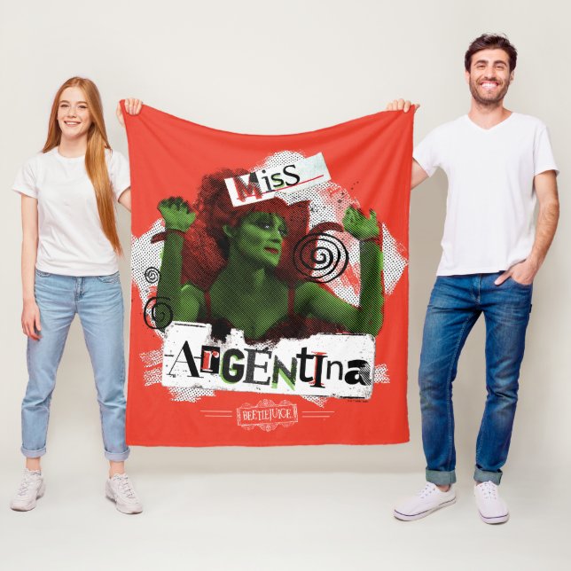 Manta Polar Zumo de remolacha | Miss Argentina (In situ)