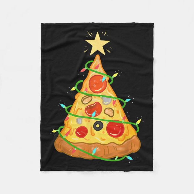 Manta Polar Zza Christmas Tree Zza Lover Gift  (Anverso)