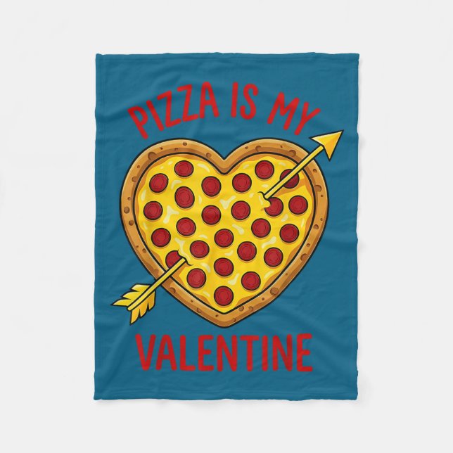 Manta Polar Zza Is My Valentine Funny Valentines Day Boys Girl (Anverso)