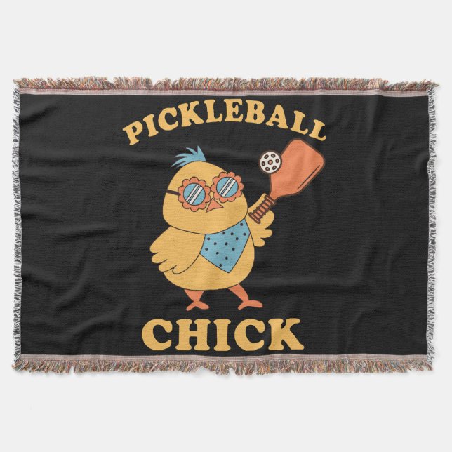 Manta Pollita de Pickleball - retro (Anverso)
