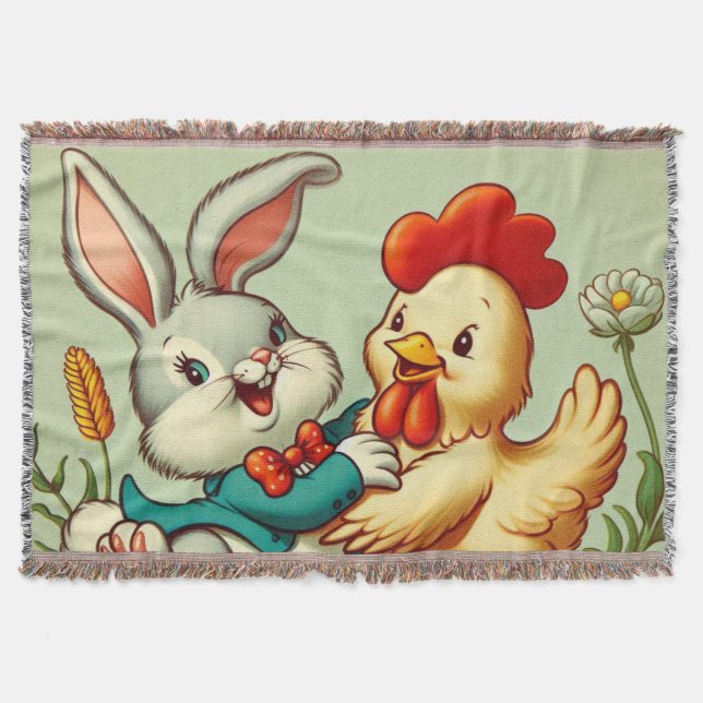 Manta Pollo y conejo personalizado de carne (Anverso)
