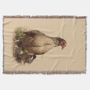 Manta Pollos y pollos para bebés