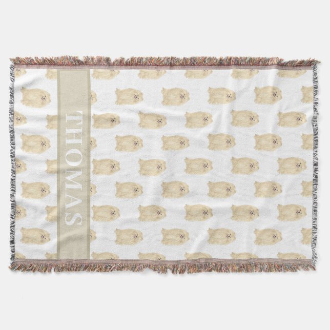 Manta Pomerania personalizado  (Anverso)