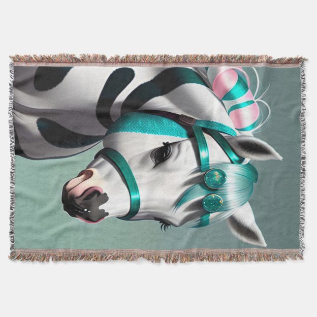 Manta Pony Espiritual Cute 3d 7 (Anverso)