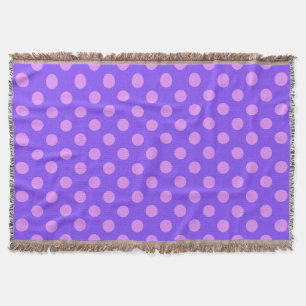 Manta Pos de polka de Lilac en periwinkle