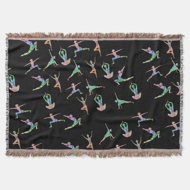 Manta Posiciones de yoga (Anverso)