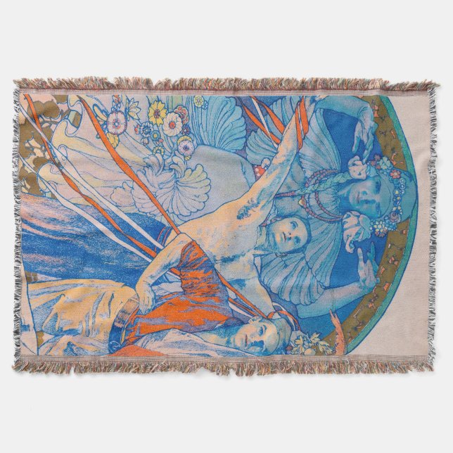 Manta Poster de Alphonse Mucha en el Festival Sokol (192 (Anverso)