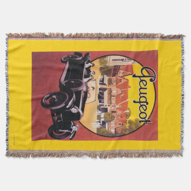 Manta Poster promocional del automóvil de Peugeot (Anverso)