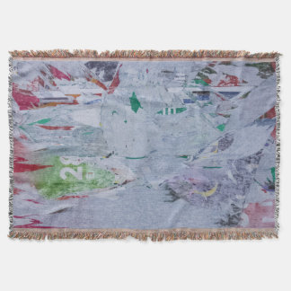 Manta Posters viejos invierno lucen verde blanco gris ro