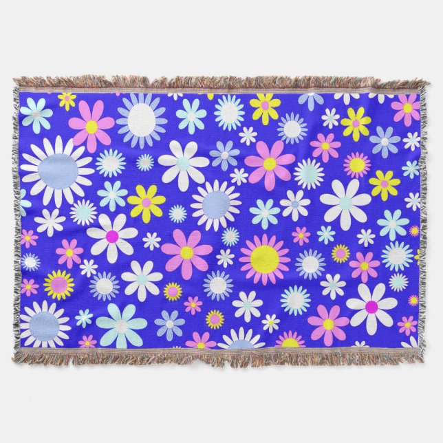 Manta Potencia de las flores azules (Anverso)
