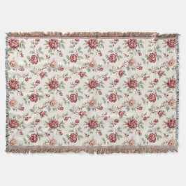 Manta Pretty Chic Red Cream Floral