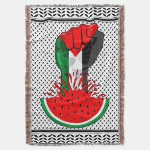 Manta Prima de resistencia palestina sobre la sandía