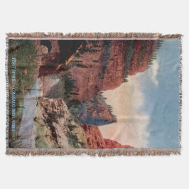 Manta Primer Túnel - Colorado Royal Gorge Throw Blanket