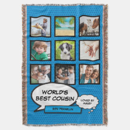 Manta Primo 9 Collage de fotos Comic Book Fun Blue