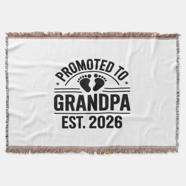 Manta Promoted to Grandpa, Est. 2026, Funny New Grandpa  (Anverso)