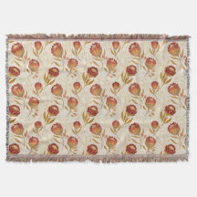 Protea Flor Desierto Patrón rosa floral