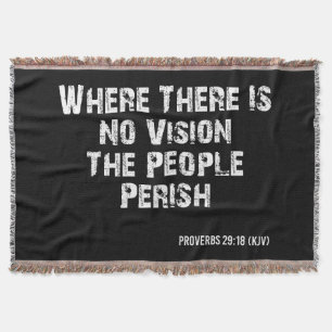 Manta Proverbios 29:18 Biblia versus cita de KJV