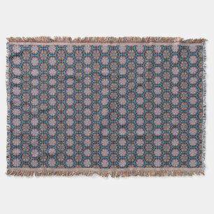 Manta Psychedelb Honeycomb Throw Blanket