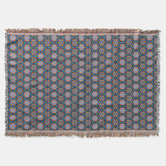 Manta Psychedelb Honeycomb Throw Blanket