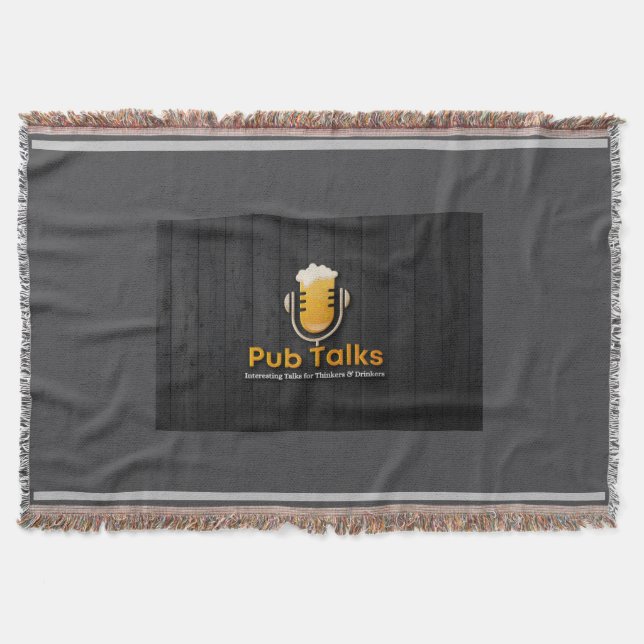 Manta Pub Talks Throw Blanket (Anverso)