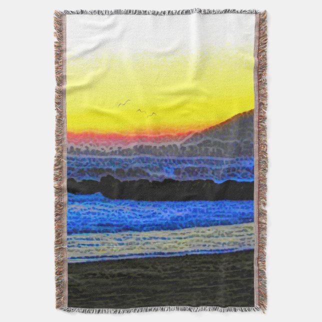 Manta Puesta de sol mística (Frente vertical)