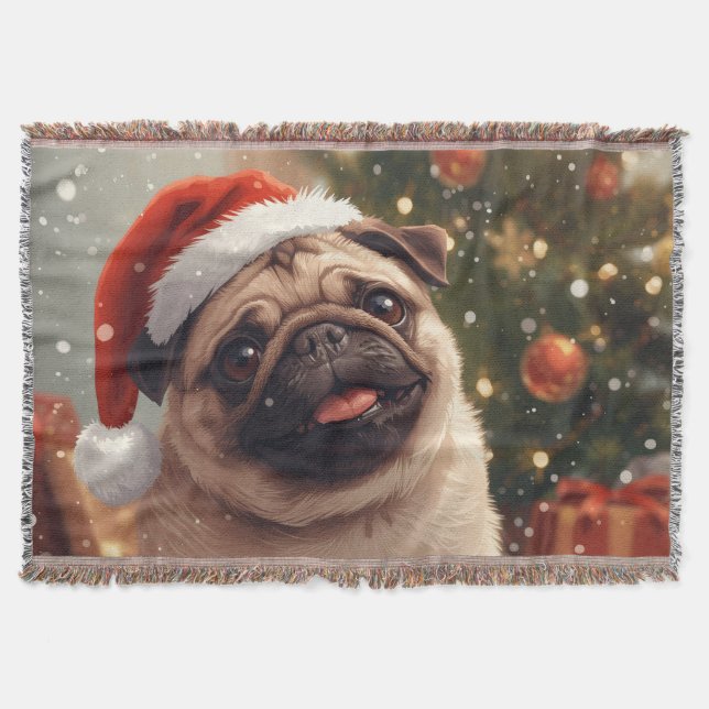 Manta  Pugmas Cheer: Cozy Snuggles with Santa’s Cutest  (Anverso)