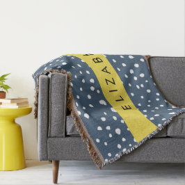 Manta Puntos Dalmacianos Azules de la Marina, Puntos, Do