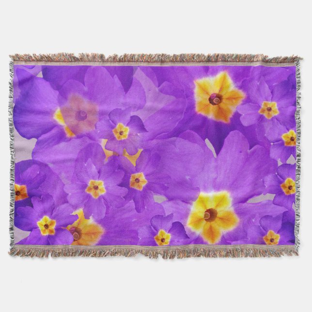 Manta Purple Throw Blanket (Anverso)
