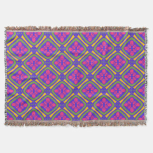 Manta Purple Throw Blanket