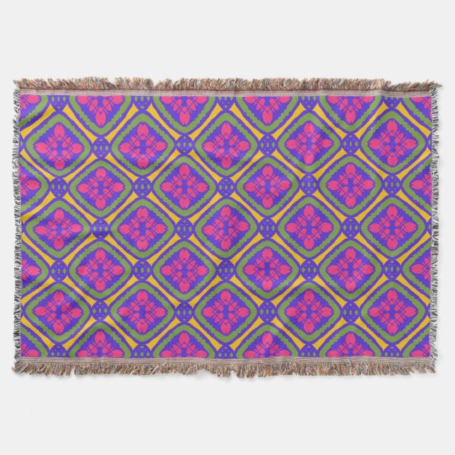 Manta Purple Throw Blanket (Anverso)