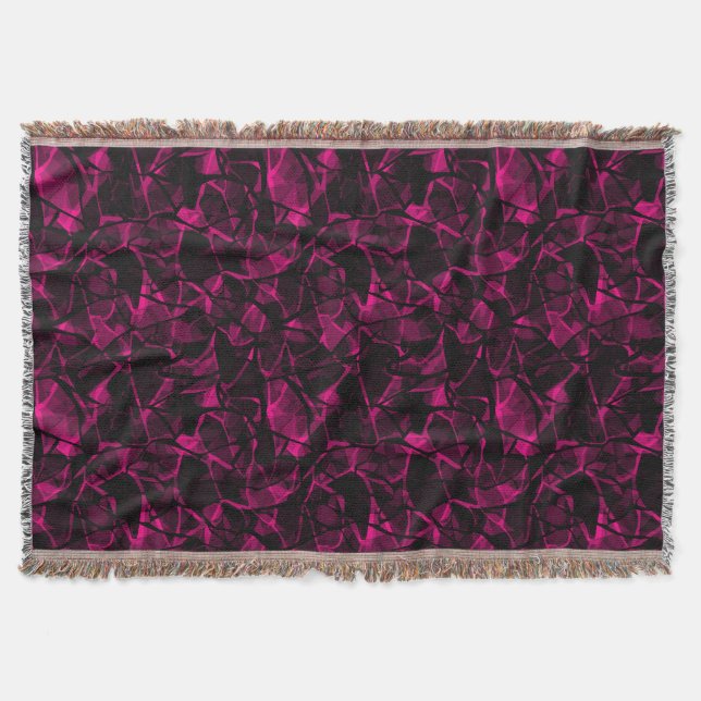 Manta Púrpura abstracto (Anverso)