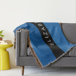 Manta Purpurina azul, fondo Purpurina, nombre