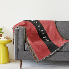 Manta Purpurina rojo, fondo Purpurina, nombre