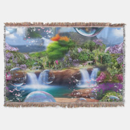 Manta Qué mundo maravilloso en el que vivo