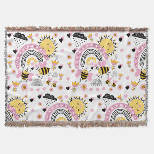 Manta Queen BEES BFF, Baby Girl, Girly Gifts Pink