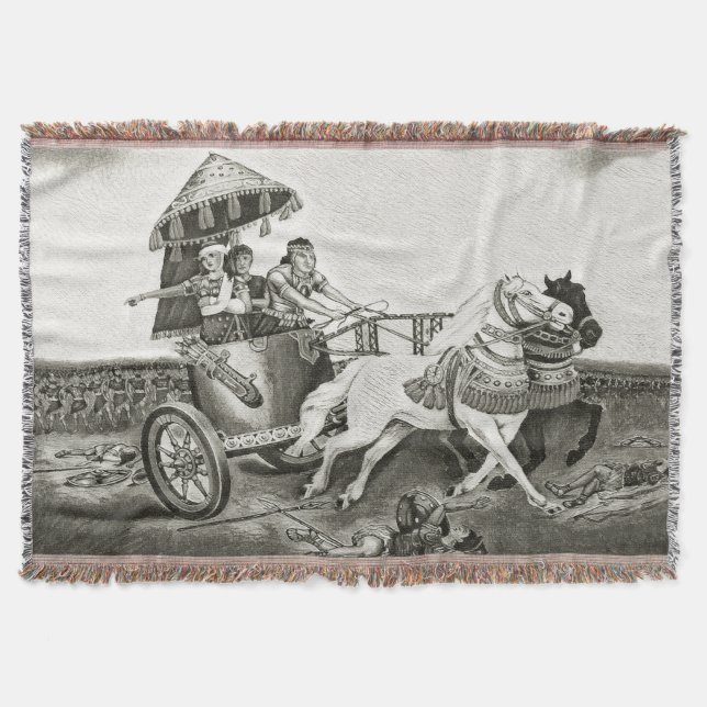 Manta Queen Shamiram Throw Blanket (Anverso)