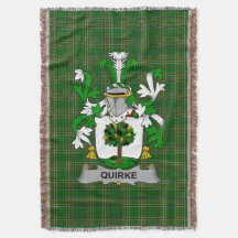 Quirke irlandés o O_Quirke escudo de armas de la f