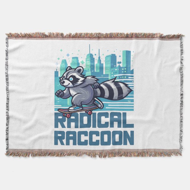 Manta Raccoon Urban Skateboarder (Anverso)