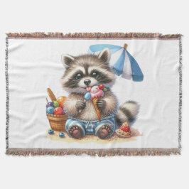 Manta Racoon de tratamientos de verano